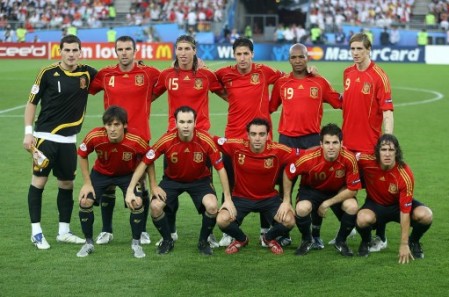 Сборной испании по футболу 2010